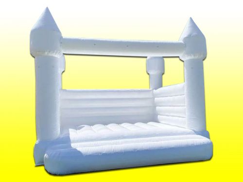 All-white Bridal Bounce Castle