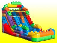 17ft Building Blocks Water Slide