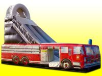 18ft Tall Fire Truck Slide