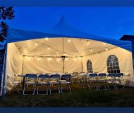 20ft x 20ft Tent with walls and lights