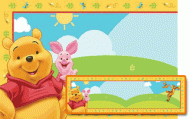 Pooh Bear Banner