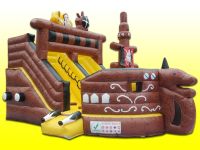 20ft Tall Pirate Ship Slide