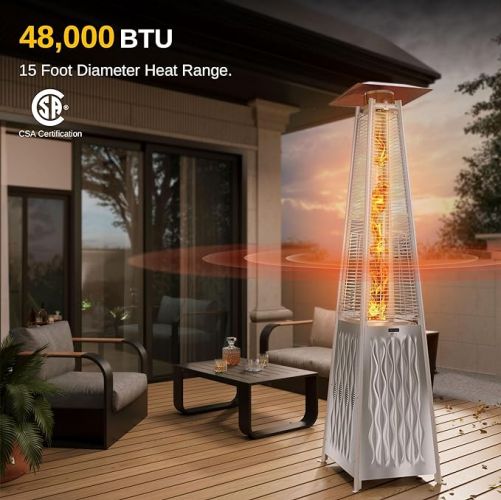 7.5 feet tall Pyramid Outdoor heater