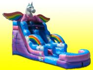 17ft Unicorn Rainbow Water Slide